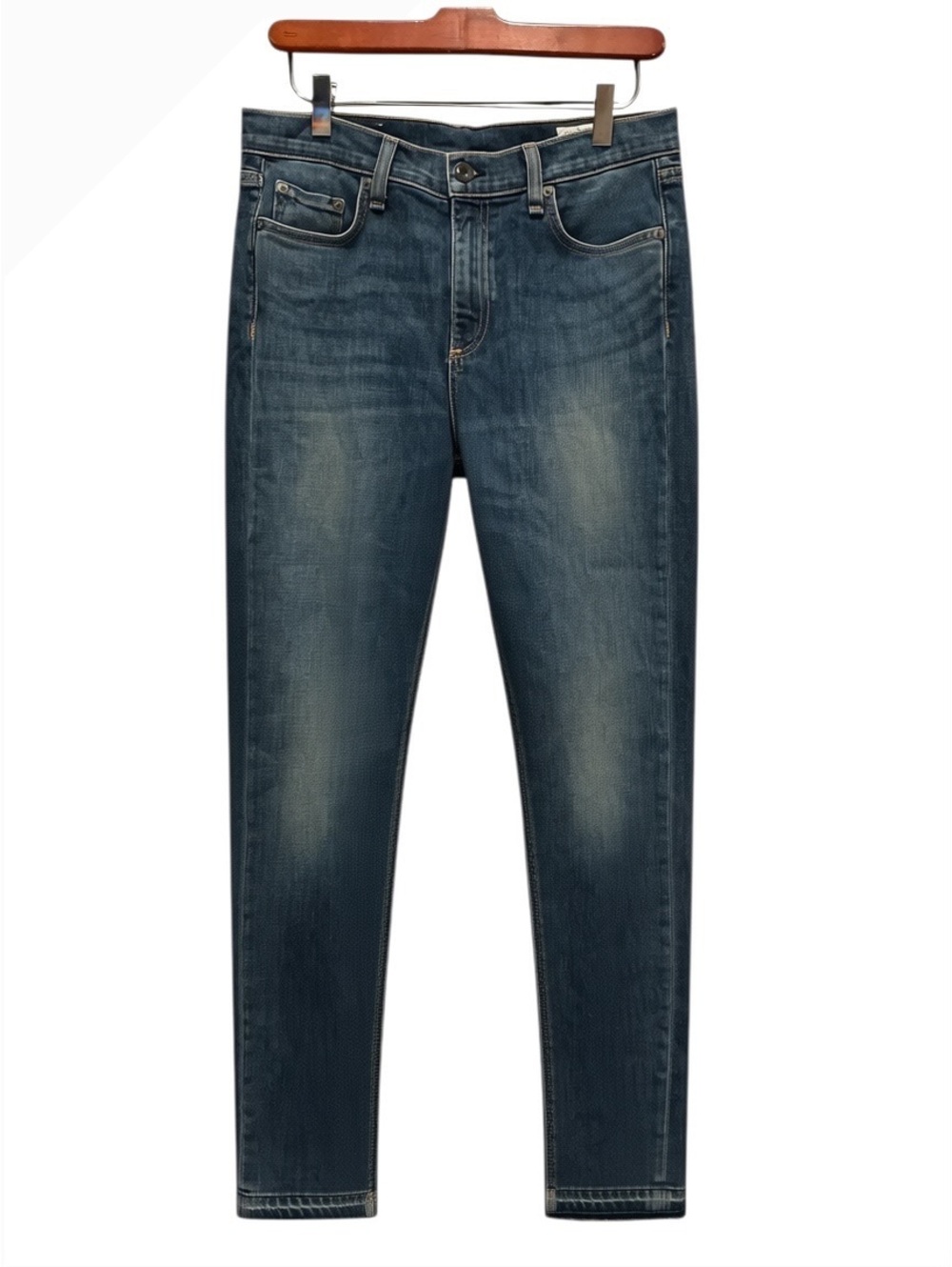 rag & bone 10 Inch Dre Jeans Size 29 Blue Denim